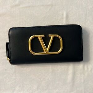 Valentino Long Zippered Wallet